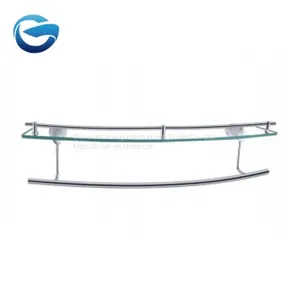 Direct Factory Square Corner Shelf Golden Supplier Provided Glass Corner Shelf thumbnail-1