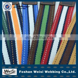Custom Brand Logo Polyester Cotton Webbing Belt Without Buckle thumbnail-1