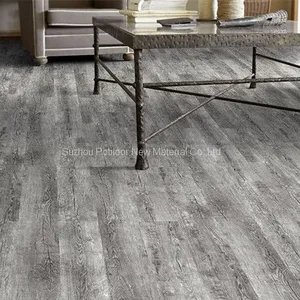 Plastic Flooring Sheet Tiles Glue Down 8″*48″size thumbnail-1