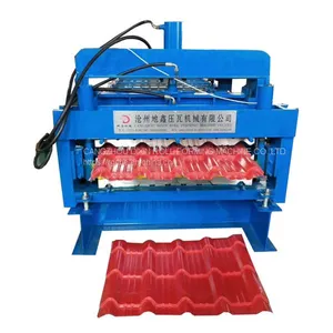 Africa Hot Design Metal Roofing Double Layer Glazed Tile Forming Machine thumbnail-1
