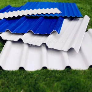 Non Asbestos Building Materials Plastic PVC Roof Corrugated Sheets thumbnail-1