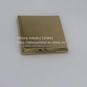 Suqare Metal Compact OEM Metal Compact Box Custom Metal Compact Box Metal Compact Box Distributor thumbnail-1