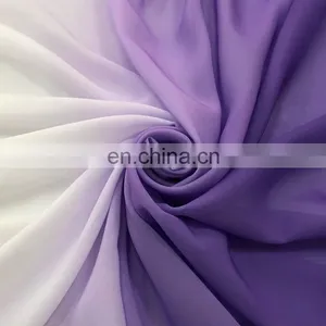 Wholesale Factory Price 100% Polyester 75D Gradient Chiffon Fabric For Dress thumbnail-3