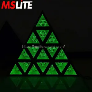 Triangle Matrix Lamp DMX512 LED Stage Effect Lights Night Club DJ Party Event Disco Equipment thumbnail-1