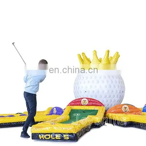 Portable Inflatable Golf Simulator Game Bouncer Interactive Team Building Games Sport thumbnail-2