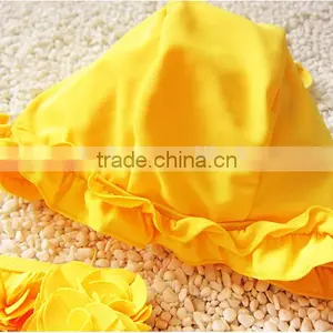 Summer Kids Girls Swimwear Yellow Sexy Swimwear for Kids Price Low thumbnail-2