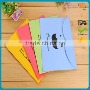 Colorful Cute Pvc Plastic Document File Folder Bag thumbnail-1
