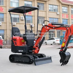 1 TON EXCAVATOR WITH BOOM SWING AND RETRACTABLE UNDERCARRIAGE FOR SALE thumbnail-5