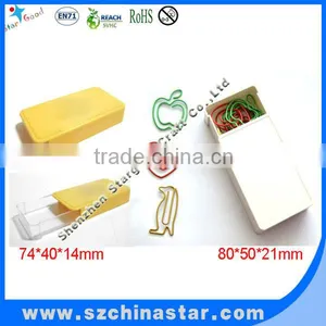 PP Box Package With Logo Imprinted Custom Metal Spring Clip as Gift thumbnail-3