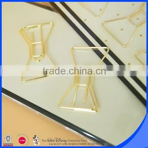 Iron Wire Colorful Plated Bow Paper Clip Logo Design Quality Choice thumbnail-2