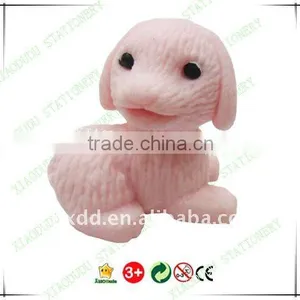 3D Cute Pink Dog Shaped Eraser/Non-toxic thumbnail-1