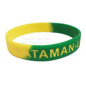 Segmented Silicone Bracelets for Events With Customized Logo thumbnail-1