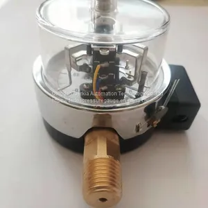 Derkia Vacuum Electric Pressure Gauge DC24V AC110V AC220V AC380V Manometer thumbnail-1