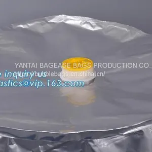 Aluminium Foil Protective Lining, Plastic Drum Cap Sheets, Barrels Liner, Bucket Liner, Pail Liner, LDPE Lay Flat Poly Bags Flat Drum Liner thumbnail-3