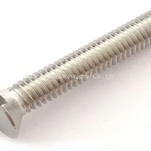 Standard Slotted Head Screw , Zinc Plated Stainless Steel Slotted Countersunk Screw thumbnail-4