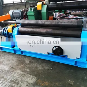 W11 6X2000 Factory Price Mechanical Three-roller Symmetrical Plate Rolling Machine thumbnail-5