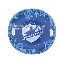 Inflatable Ski Floated Circle Ring Winter Snow Tube Sled thumbnail-1