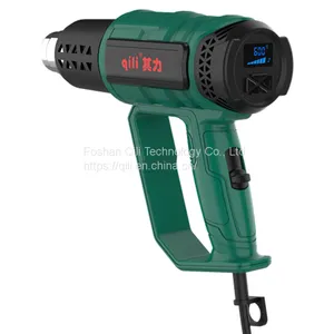 Qr611A Industrial Electric Hot Air Gun Thermoregulator LCD Heat Guns Shrink Wrapping Thermal Heater Nozzle thumbnail-5