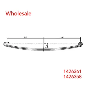 1426361, 1426358 Front Axle Spring Set of Heavy Duty Vehicle Wholesale For DAF thumbnail-2