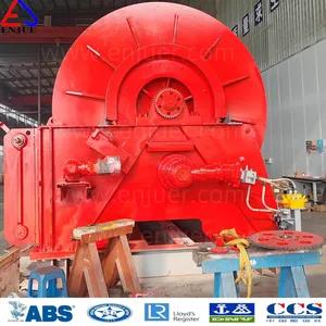 China Manufacture Compact Logging Anchor Windlass Marine Single Drum Seaport Hydraulic Winch for Pulling Ship 50t 8000lb Price thumbnail-1