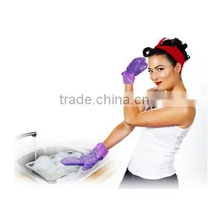 Household Non-scratch Heavy-duty Lurex Waterproof Heat-resistant Scrubbing Kitchen Gloves thumbnail-2