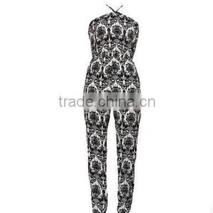 2015 Show Thin Printed Chiffon Jumpsuits Summer Clothes Pants Female Leisure Trousers OEM Service thumbnail-4