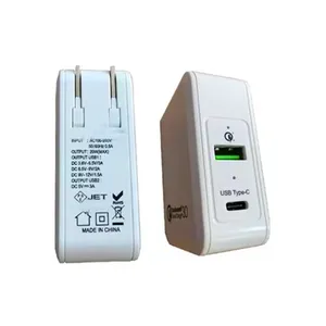 AOTECH Multi-function 2 in 1 Portable Dual USB Hub Charger With QC3.0 thumbnail-1