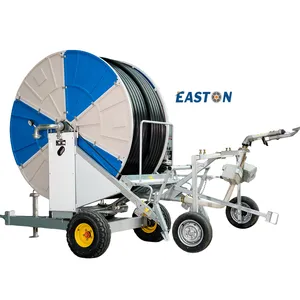 JP90-450 Agricultural Hose Reel Irrigation Drum System 90mm Tube Diameter 450m Length thumbnail-2