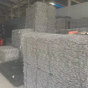 Riverbank Protection Gabion Stone Cage Water Conservancy Project for Flood Control and Bank Stabilization, Lead Wire Cage thumbnail-5
