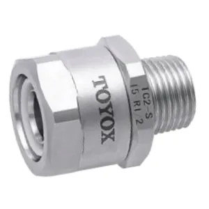 Japan Toyox Braided Tube, Steel Conduit Connector Tc3 - S15 R3/4, Connector for Semiconductor Manufacturing Equipment thumbnail-2