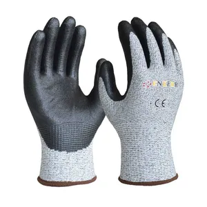 Yingkeer Enkerr Black Nitrile Palm-dipped Level 5 Cut-resistant Gloves Ms851043 Nitrile Cut-resistant Gloves thumbnail-2
