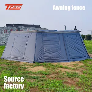Awning Fence Car Side 270° Rotating 180 Sunshade Matching Outdoor Camping Oxford Cloth Car Sunshade Fence thumbnail-2