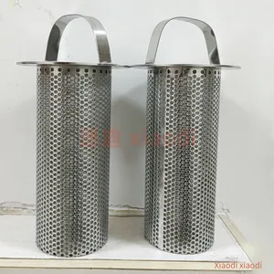 Customized 316 Stainless Steel Wire Mesh Filter Basket for Dissolution-filtration in Electronic Laboratories thumbnail-1