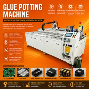 Two Part Potting Compound Gluing System Mixing and Dispensing Equipment for Heating / Cooling Systems thumbnail-2