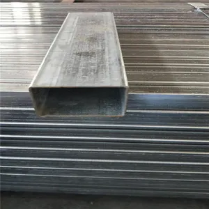 Q235B S235JR Rectangular Mild Carbon Steel Tube ERW Technique EMT Pipe for Structure Cutting Service Included thumbnail-2
