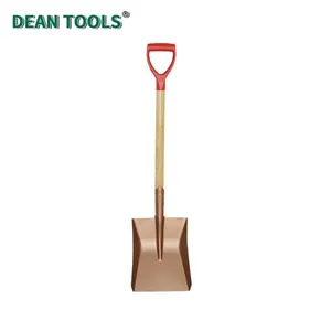 Non-Sparking Square Shovel Beryllium Copper No-Sparking Square Shovel With Straight Blade and Comfort D-Grip Handle thumbnail-5