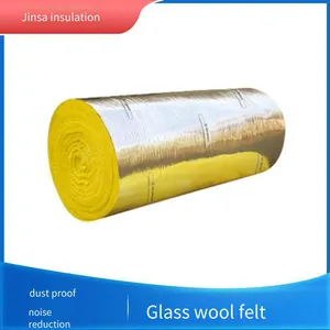 1200*40mm Gray Glass Wool Felt With High Compressive Strength, Manufacturer: Jinsa thumbnail-2