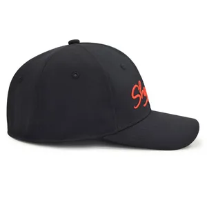 High Grade Custom Fitted Hats Embroidery Logo Closed Back Baseball Cap thumbnail-4