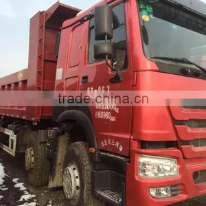 New Arrival Sinotruk Howo Dump Truck 40T4x8 Model 2014 Year Dump Truck in China Reasonable Price Dump Trucks Howo Shacman Volvo thumbnail-1
