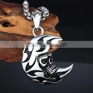 2015 Stainless Steel Moon Necklace thumbnail-3