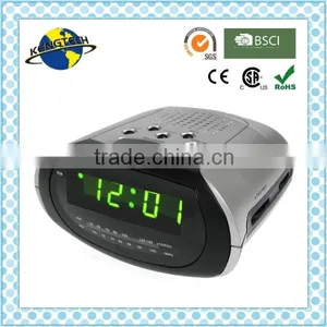 High Quality Digital AM FM PLL Alarm Clock Radio thumbnail-1