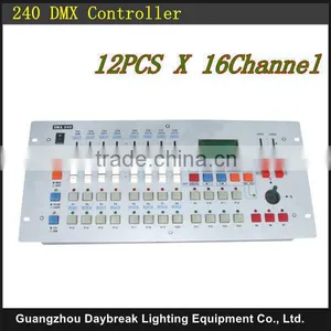Factory High Quality 240 Dmx Controller / Disco DMX Console 240 , Can Control 12pcs X 16dmx Channel DMX Stage Lighting thumbnail-1