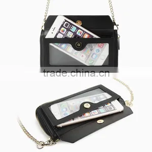 New Arrival Mobile Case for Iphone 6 Plus,Women Wallet Case With Shoulder Strap thumbnail-5
