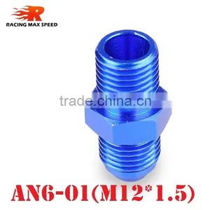 AN6-M12x1.5 Male Aluminium Hose Fitting Adatper thumbnail-1