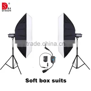 Dison Studio Lighting Set,remote Control Flashing Lights With Softbox thumbnail-1