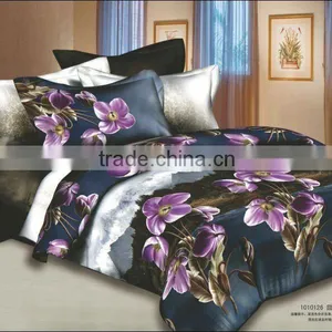Trade Assurance 3D 100%cotton Reactive Printing Bedding Set Bed Sheet thumbnail-1