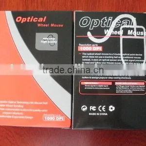 2016 Big Size Comfortable Touch Feeling Both Hands OEM Logo Wired Optical USB Mice thumbnail-2