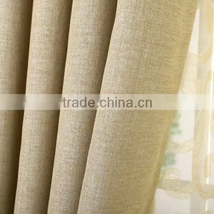 Cheap Curtain Fabric 100% Linen Blackout Curtain Fabric Fabric for Curtains thumbnail-3