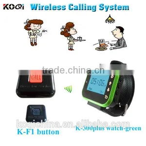 Waterproof Call Button Wireless Pager System Wireless Paging System Call Pager thumbnail-1