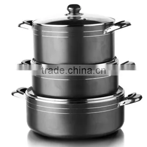 16/18/20/22/24/26/28/30cm Aluminum Pressed Nonstick & Ceramic Coated Casserole Sets thumbnail-1